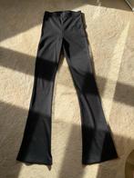 Zwarte Topshop rib flared broek, maat XS, Zwart, Ophalen of Verzenden, Zo goed als nieuw, Maat 34 (XS) of kleiner