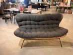 Showroom Melfort loungebank rotan, Rotan, Nieuw, Ophalen of Verzenden, Loungeset