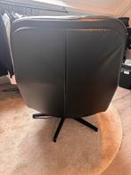IKEA Relax Stoel - Zwart Leer, Huis en Inrichting, Fauteuils, Ophalen, Gebruikt, 50 tot 75 cm, Leer