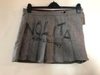 Nolita tweed katoen kort mini plooi rok rokje borduursel, Verzenden, Zo goed als nieuw, Boven de knie