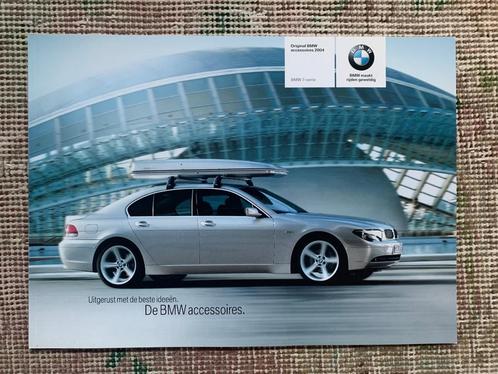 Nederlandse brochure BMW 7-serie E65 E67 accessoires 2003, Boeken, Auto's | Folders en Tijdschriften, Nieuw, BMW, Ophalen of Verzenden