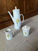 Oude koffiekan met melk en suikerpot, Antiek en Kunst, Antiek | Servies compleet, Ophalen