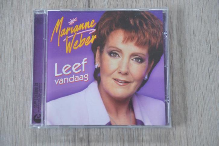 MARIANNE WEBER -- LEEF VANDAAG, Cd's en Dvd's, Cd's | Nederlandstalig, Zo goed als nieuw, Levenslied of Smartlap, Verzenden