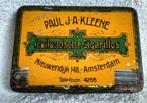 Oud sigaren blikje van Paul J.A. Kleene uit Amsterdam, Ophalen of Verzenden, Zo goed als nieuw, Overige