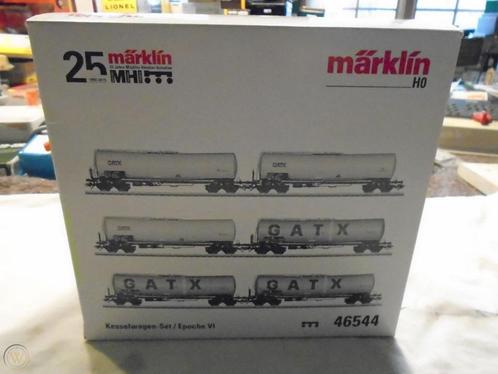 Marklin 46544 ketelwagonset Gatx, Hobby en Vrije tijd, Modeltreinen | H0, Zo goed als nieuw, Wagon, Wisselstroom, Märklin, Ophalen of Verzenden