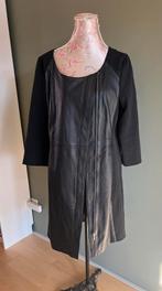 Mart Visser jurk met echt leer maat 46, Mart Visser, Zwart, Maat 46/48 (XL) of groter, Ophalen of Verzenden