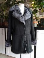 Echte lammycoat shearling leren jas 100% lamsvacht! 40-42, Kleding | Dames, Jassen | Winter, Ophalen of Verzenden, Zo goed als nieuw