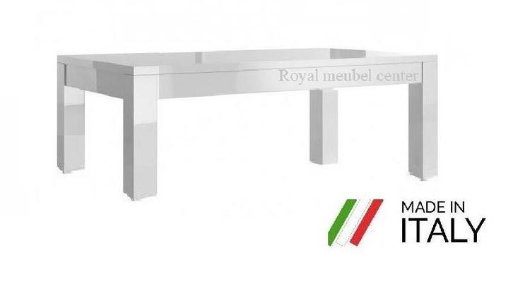 Salontafel XL Forever hoogglans wit 138x80 cm-Sale, Huis en Inrichting, Tafels | Salontafels, Nieuw, Minder dan 50 cm, 50 tot 100 cm