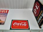 coca cola wandbord emaille, Antiek en Kunst, Antiek | Emaille, Ophalen