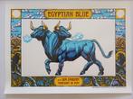 Vera poster Egyptian Blue originele zeefdruk Jan Hamstra, Rechthoekig Liggend, Ophalen of Verzenden, Zo goed als nieuw, A1 t/m A3