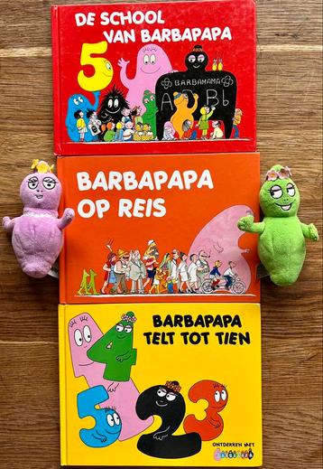 Theodore Taylor - Barbapapa 3 boeken 2 knuffeltjes