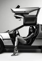 Vrouw in DeLorean, Antiek en Kunst, Kunst | Schilderijen | Abstract, Ophalen