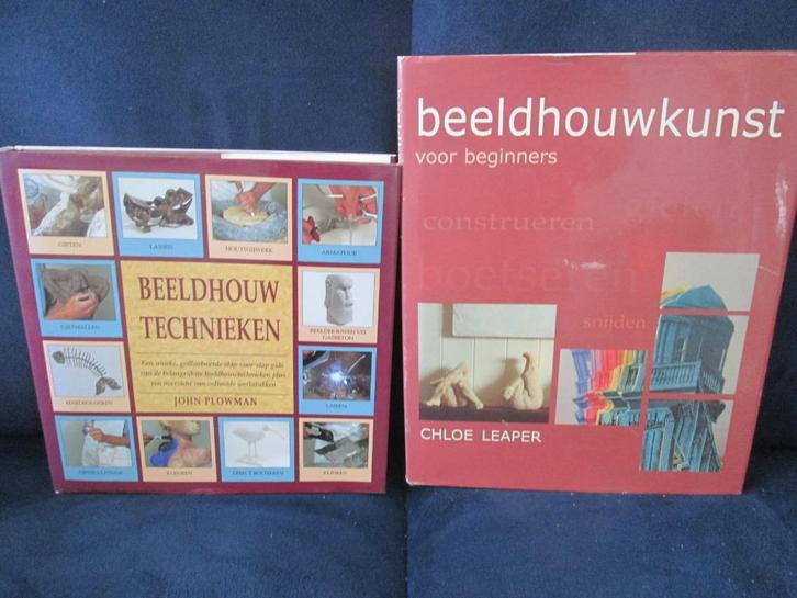 beeldhouwen. 2 Boeken Beeldhouwen. Opruiming., Boeken, Hobby en Vrije tijd, Gelezen, Kleien en Boetseren, Ophalen of Verzenden