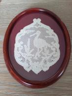Vintage ovalen fotolijst, Ophalen of Verzenden, Zo goed als nieuw, Minder dan 50 cm, Minder dan 50 cm