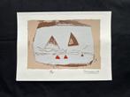 Zeefdruk Prasadam (Zomeropruiming), Antiek en Kunst, Kunst | Litho's en Zeefdrukken, Verzenden