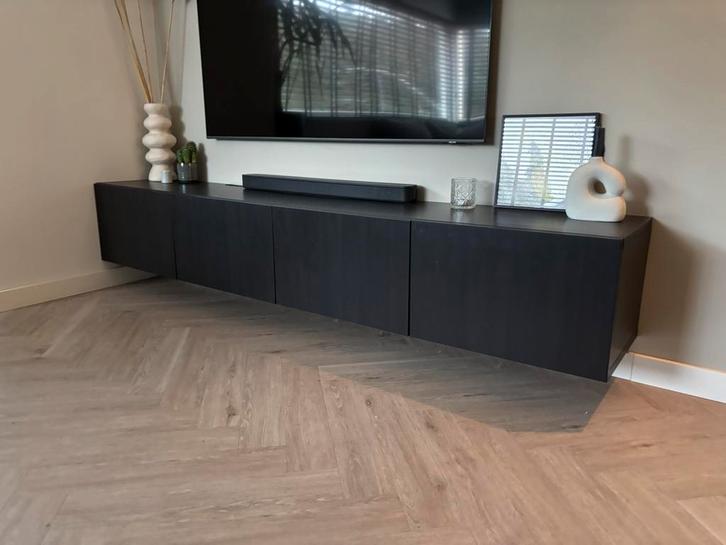 IKEA Besta TV Meubel 240cm, Huis en Inrichting, Kasten | Televisiemeubels, Zo goed als nieuw, Minder dan 100 cm, 200 cm of meer