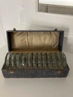 Kristallen Onderzetters in Originele Doos, Antiek en Kunst, Ophalen