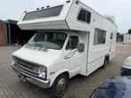 Dodge-lindy 22 KAMPEERAUTO Camper Oldtimer 1977 V8 Lpg, Caravans en Kamperen, Overige merken, Bedrijf, RT-autos, LPG