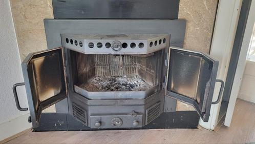Inbouw Houtkachel / Houthaard, Huis en Inrichting, Haarden, Gebruikt, Houthaard, Ophalen