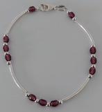 Zilveren design armband 925 zilver 19cm lang, Ophalen of Verzenden, Zilver, Zilver