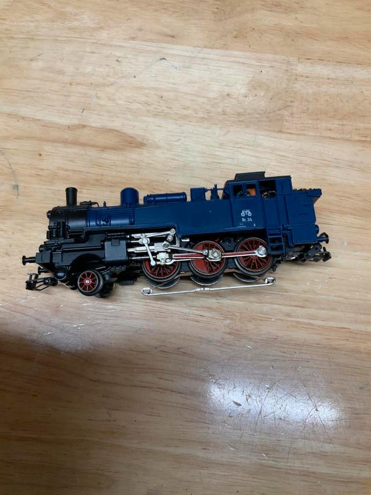 Marklin stoomlokje analoog, Hobby en Vrije tijd, Modeltreinen | H0, Zo goed als nieuw, Locomotief, Wisselstroom, Märklin, Analoog