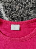 Roze shirt met strikjes Maat 74 h, Kinderen en Baby's, Babykleding | Maat 74, Zeeman, Meisje, Onbekend, Ophalen of Verzenden