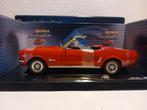 Ford Mustang 1/2 cabriolet rood 1965 Solido meral 1:18 KRD, Hobby en Vrije tijd, Modelauto's | 1:18, Ophalen of Verzenden, Zo goed als nieuw
