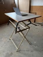 Mooie antieke inklapbare tekentafel / stabureau, Ophalen, Gebruikt, Minder dan 130 cm