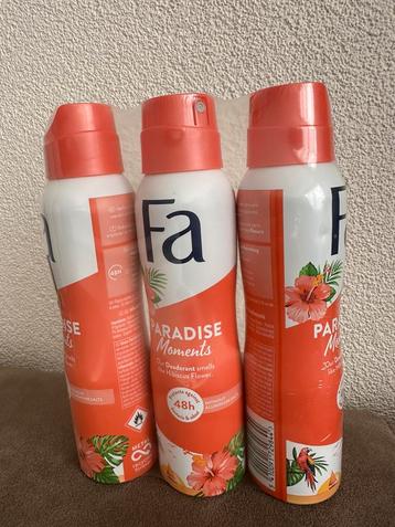 Nieuw: 3 stuks FA deodorant beschikbaar voor biedingen