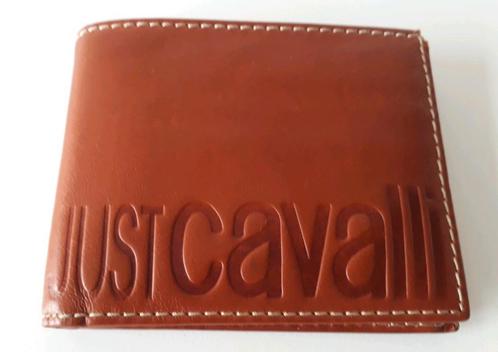 Originele leren portemonnee Just Cavalli, Sieraden, Tassen en Uiterlijk, Portemonnees, Nieuw, Overige merken, Bruin, Leer, Ophalen of Verzenden