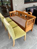 eetkamer stoelen, Huis en Inrichting, Stoelen, Ophalen, Gebruikt, Hout, Drie