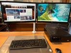 Asus desktop pc met 2 schermen, Computers en Software, Desktop Pc's, Ophalen, 8 GB, SSD, Intel Pentium