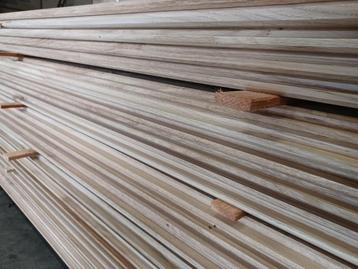 Eiken planken met visbek /shiplap KD tot 8% beschikbaar voor biedingen