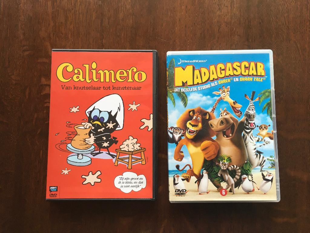 DFVD Calimero en Madagacar, Alle leeftijden, Ophalen, Zo goed als nieuw