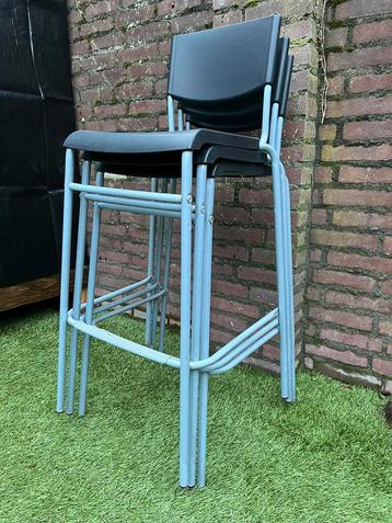 Barkrukken, barkruk, metaal en kunststof, barkrukken grijs beschikbaar voor biedingen
