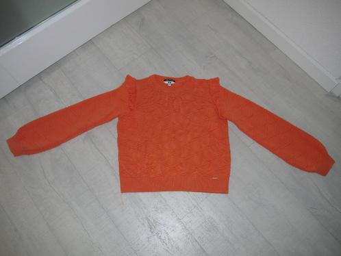 Prachtige gebreide trui, oranje, WE, maat 158 - 164, Kinderen en Baby's, Kinderkleding | Maat 158, Zo goed als nieuw, Meisje, Trui of Vest