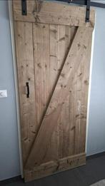 Loftdeur stijgerhout, Doe-het-zelf en Verbouw, Deuren en Horren, Ophalen, Zo goed als nieuw, Binnendeur, 200 tot 215 cm