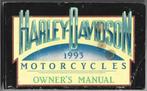 Harley Davidson models 1993 owner manual motor, Motoren, Handleidingen en Instructieboekjes, Harley-Davidson of Buell