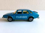 Saab 900 Turbo blauw 1:62 Majorette (geen ovp), Ophalen of Verzenden, Gebruikt, Auto