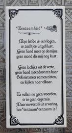 SPHINX Wandbord  / Tegel EENZAAMHEID, Antiek en Kunst, Ophalen of Verzenden