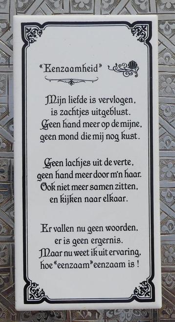 SPHINX Wandbord  / Tegel EENZAAMHEID beschikbaar voor biedingen