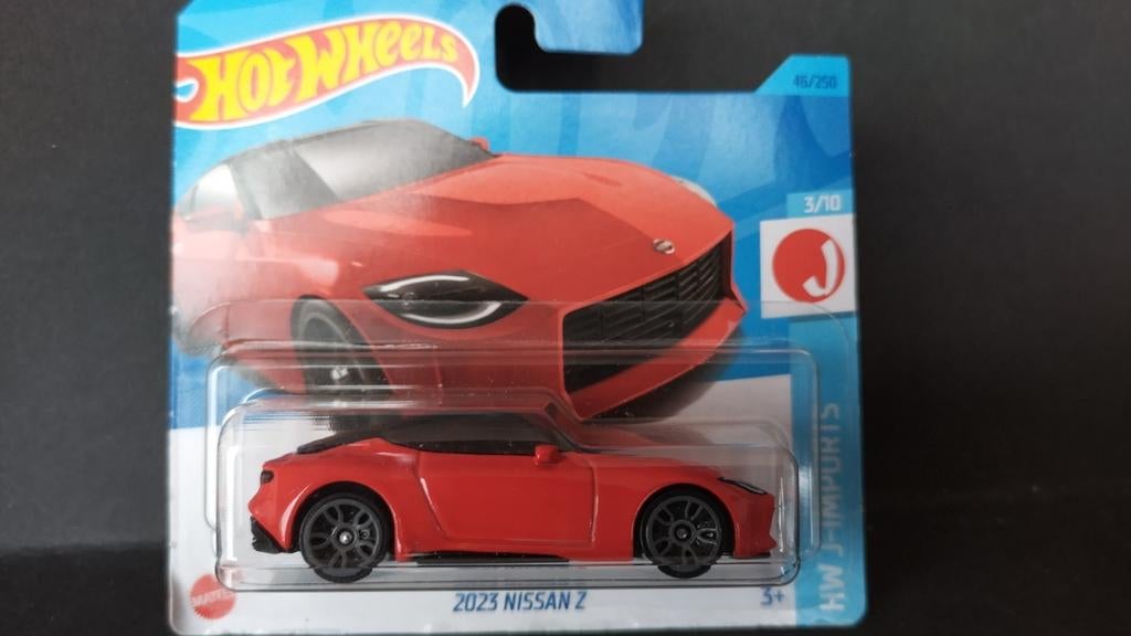 Nissan 400 Z red 1:64 3inch Hotwheels Pol, Auto, Nieuw, Ophalen of Verzenden, Mattel