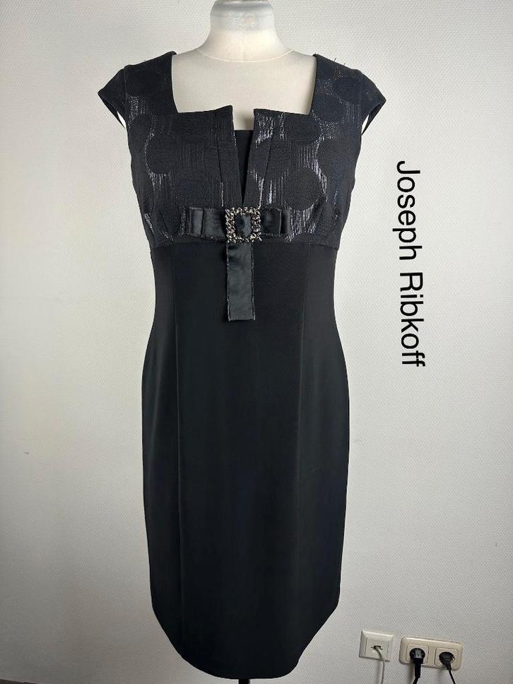 Joseph Ribkoff Jurk  (mt: 42) 17,6/9190, Kleding | Dames, Jurken, Zo goed als nieuw, Maat 42/44 (L), Zwart, Knielengte, Ophalen of Verzenden