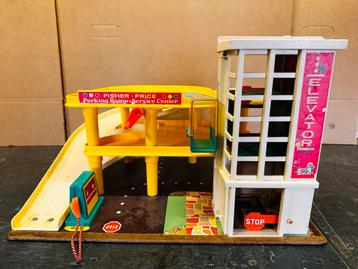 Fisher Price Garage 930 - Vintage Speelgoed beschikbaar voor biedingen