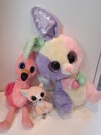 Twee knuffels van Ty + gratis leuke sleutelhanger!, Kinderen en Baby's, Speelgoed | Knuffels en Pluche, Ophalen of Verzenden, Zo goed als nieuw