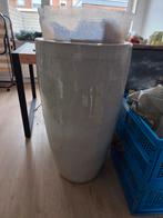 Grote grijze plantenpot voor binnen of buiten, Tuin en Terras, Ophalen, Gebruikt, 40 cm of meer, Rond