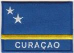Curacao vlag stoffen opstrijk patch embleem, Ophalen of Verzenden, Nieuw
