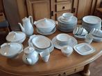 Porselein Servies Bavaria Vera Zilver, Antiek en Kunst, Antiek | Servies compleet, Ophalen