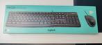 Logitech MK120 toetsenbord + muis, Computers en Software, Toetsenborden, Toetsenbord en muis-set, Nieuw, Ophalen of Verzenden