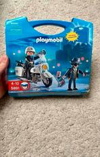 Playmobil Politie Motor Set 5891 in Koffer - Compleet!, Spelcomputers en Games, Avontuur en Actie, Gebruikt, 1 speler, Ophalen of Verzenden